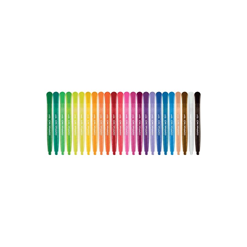 Maped Color'Peps Twist Colouring Crayons (Pack of 24)