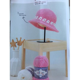 Alize Velluto 100% MicroPolyester Baby Blanket Yarn Lot of 3 skn 225 Yards 3x100gram, Yarn Weight:Super Bulky 6 (62 Cream)