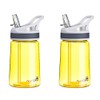 AceCamp Tritan 155129 BPA-Free Sports Bottle, 350 ml, Yellow, Pack of 2