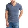 Lucky Brand Men's Venice Burnout Notch Neck Tee Shirt, American