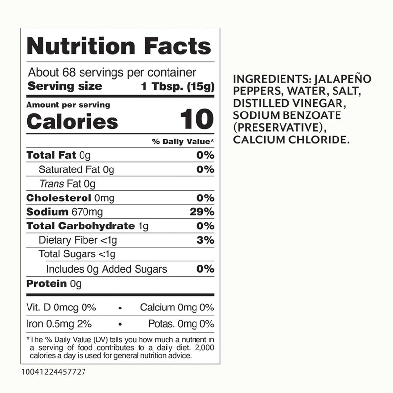 Roland Foods Nacho Sliced Jalapeno Peppers, Specialty Imported Food, 1