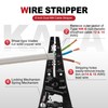 KATA Wire Cutter/Wire Stripper Tool, 8 Inch Dual NM Cable