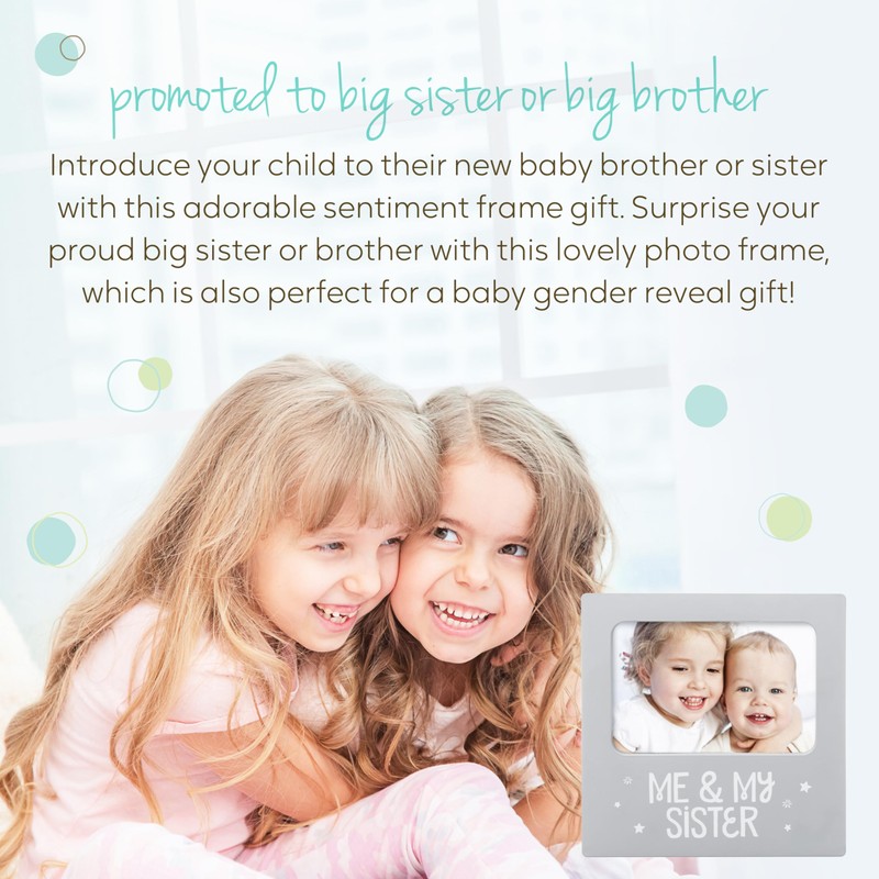 Tiny Ideas Me & My Sister Sentiment Keepsake Frame, Gift