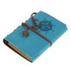 EvZ Leather Writing Journal Notebook, 7 Inches Vintage Nautical Spiral