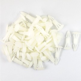 PCB Spacer Support PCB Standoff Isolation Column Locking Circuit Boards Nylon Round Header Insulation Bracket Support Height 10mm /0.39" (Pack of 50pcs)