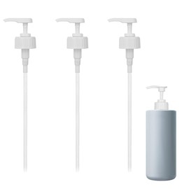 3PCS 5L Pump Dispenser 38MM Screw Top Pelican Dispenser Pump Leak-Proof 3 with Tube for Shampo Lotion Soap Detergents Cooking Relishes