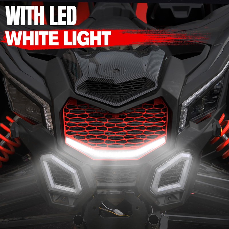 A & UTV PRO Front Grille with Integrated LED Light
