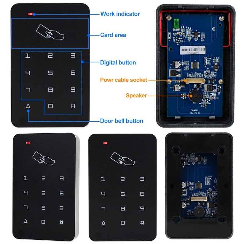 AccessShield Door Lock Access Control System Waterproof Access Control Keypad