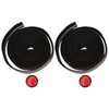 2Pcs Cycling PU Leather EVA Handlebar Belt Road Bike AntiSlip