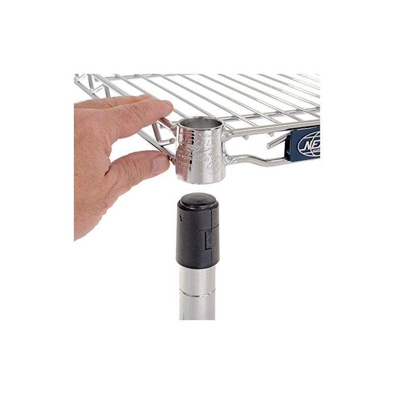 Nexel Commerical Wire Shelf Platform Dunnage Storage Rack, 18" x