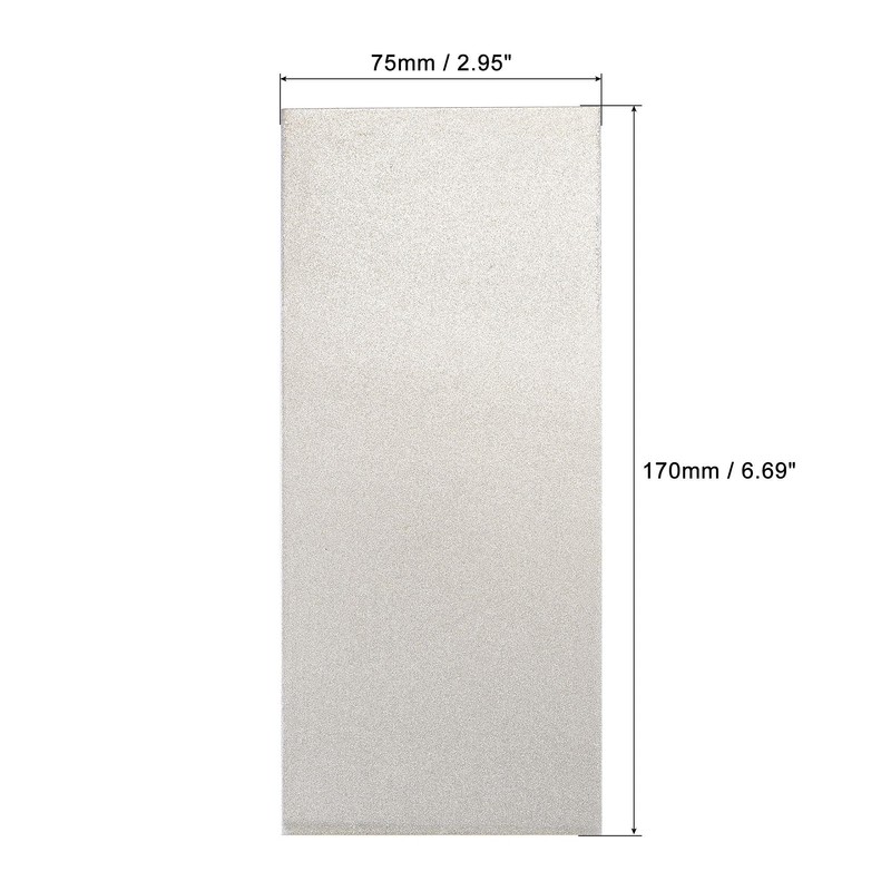 sourcing map Diamond Whetstone Sharpening Stone, 170mm x 75mm 180