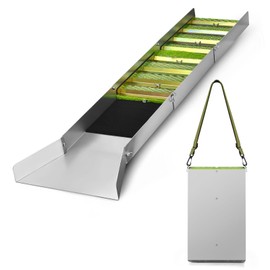 GMGSJ 50" Folding Aluminum Sluice Box for Gold Mining