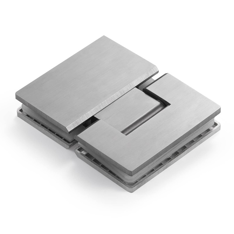 Ranbo Heavy Duty 180 Degree Shower Glass Door Hinge, Solid