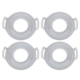 Microwave Cool Plate Spill Proof Microwave Bowl Carrying Tray with Handles for Bowls Plates Microwave Meals