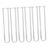Outanaya 6pcs Clear Test Tube Vases for Hydroponic Plants Transparent