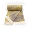 Evagone Jacquard Premium Peshtemal Lotus Pattern (Beach Towel aslo for