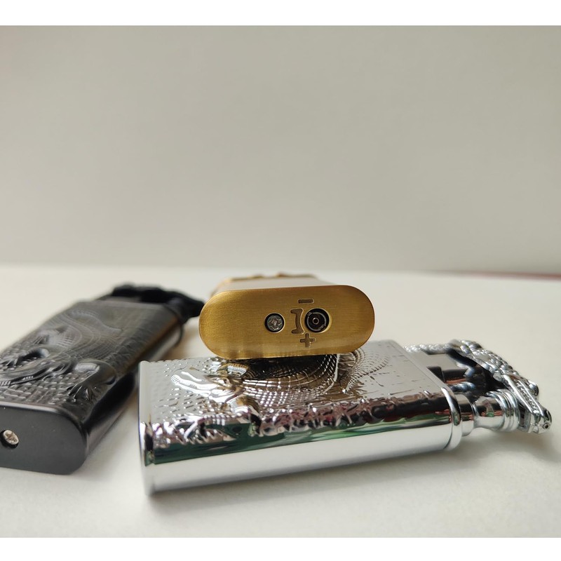 Magic Dual Flame Crocodile Lighter, Torch & Soft Flame Lighter,