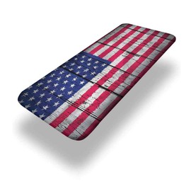 LCGGDB USA Polyester Picnic Table Fitted Tablecloth Cover,July Fourth Freedom Day Elastic Edged Picnic Table Covers,36in x 96in (8ft),for Christmas Parties