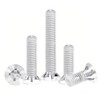 PC(Polycarbonate) Plastic Transparent Metric Phillips Flat Head Screws with Nuts