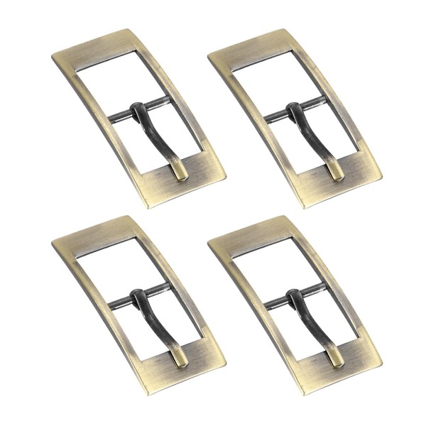 sourcing map Metal Roller Buckle, 4Pcs 0.75 Inch Single Prong