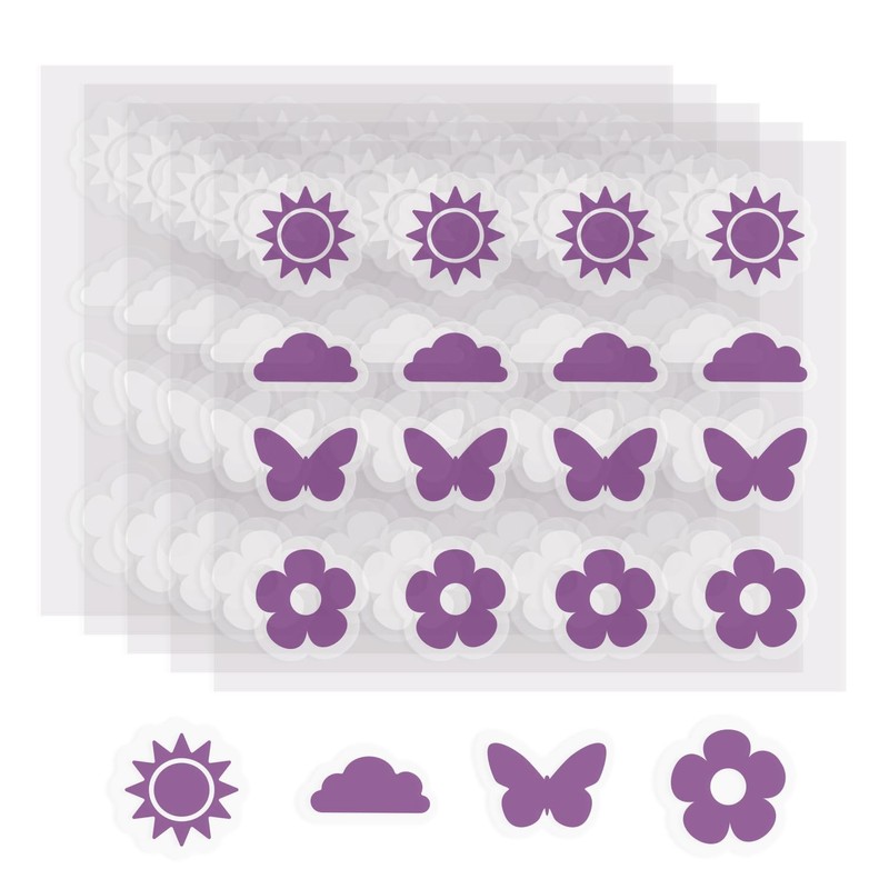 80 Pegatinas Uv Para Protección Solar Pegatinas De Detección Uv