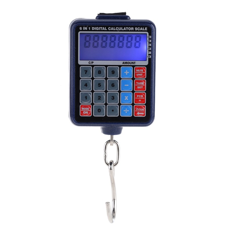 50kg/10g Multi-functional Mini Digital Hanging Luggage Weight Scale Calculator Weighing