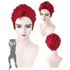 Fujitatsu Q-SL1 Red Cosplay Wig, Heat Resistant, Transformation Wig, Ultra