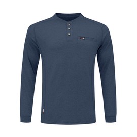 NOUTEX FR Shirts for Men 5.5oz Lightweight Flame Resistant Shirts for Men Long Sleeve NFPA2112/CAT2