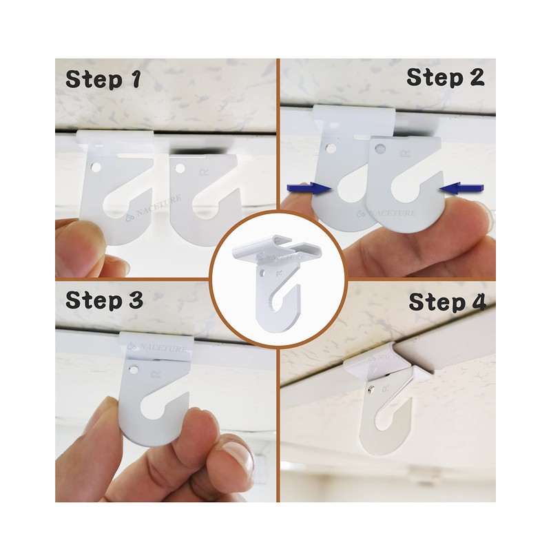 Drop Ceiling Hook for Hanging – 15 Pack Ceiling Decorations