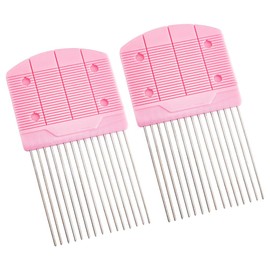 HOBBIESAY 2Pcs Plastic Paper Quilling Combs Quilling Paper Comb Knitters Paper Quilling Tool Combs Versatile Paper Carding Combs Weaving Paper Holder for Weaving Paper Craft Supplies