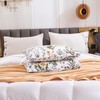 ECOCOTT Pillowcase 2 Pack Standard Size - Green Botanical Floral