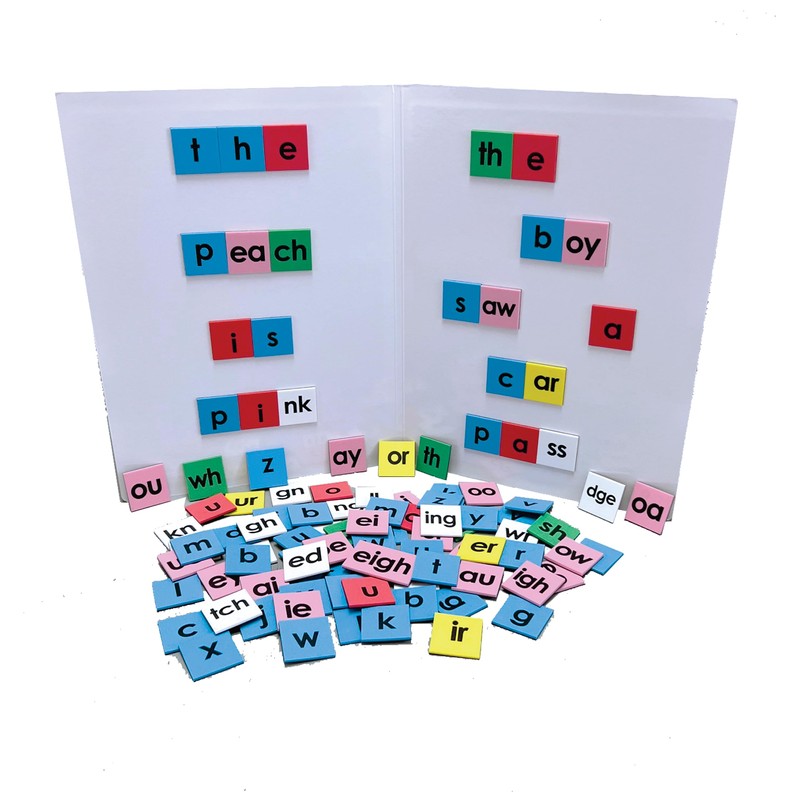 Foam Phonics Elementary Magnet Set with Folding Board Made in