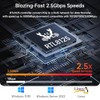 Tarjeta de red PCIe 2.5GBase-T, adaptador de red RTL8125B, adecuado