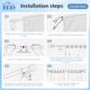2 Pack Gold Curtain Rods for Windows 30 to 42