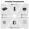 IKAPE 58MM Espresso Tamper Kit Black 6 IN 1, Coffee