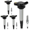 UF596 Set of 4 Ignition Coil Pack and Iridium-Platinum Spark