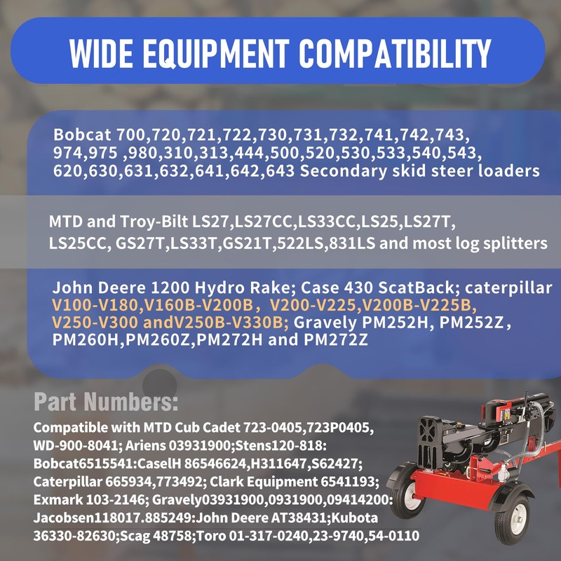 Log Splitter Hydraulic Oil Filter Compatible with MTD Troy-Bilt LS27,