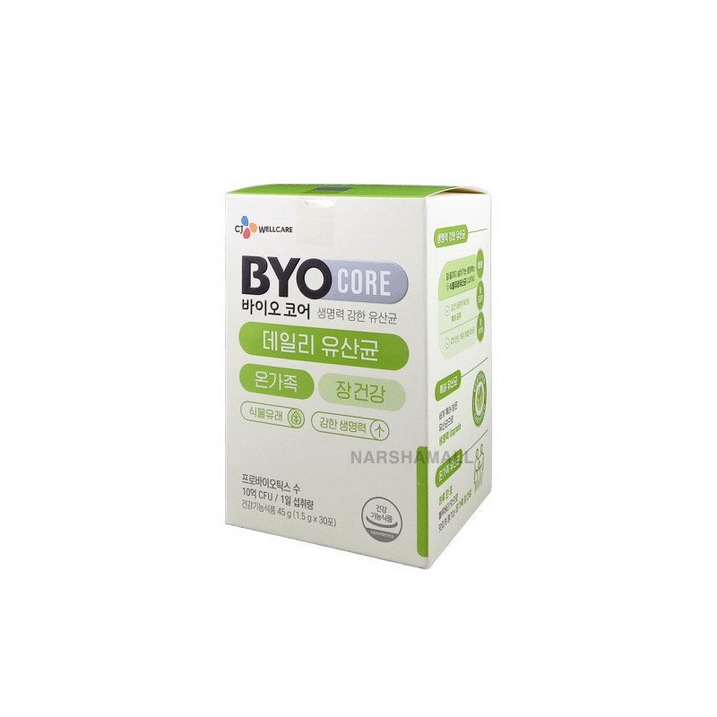 CJ 바이오코어 데일리 유산균 1.5g x 30포 CJ Bio Core