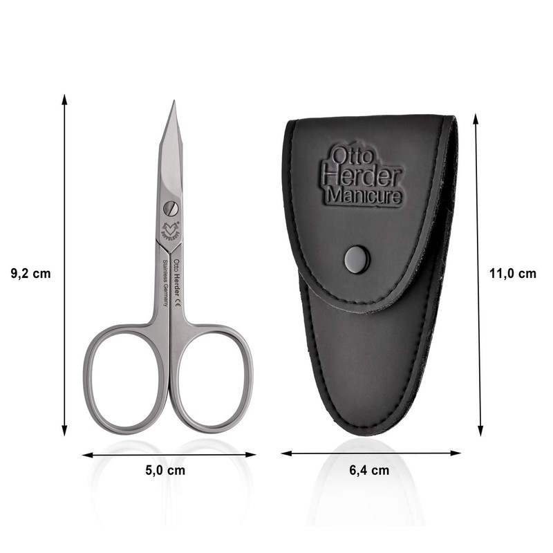 Otto Herder Extra Sharp Combined Skin and Nail Scissors Rustproof