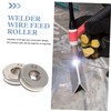 VILLFUL 3sets Replacement Welder Wire Feed Drive Knurled Steel Construction