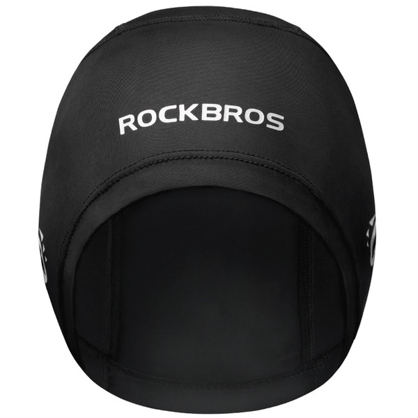 ROCKBROS Inner Cap, Summer, Cool Sensation, Men's Cycle Cap, Helmet, Inner UV Protection, Sunburn Protection, Beanie, Knit Hat, Skull Cap, No Brim