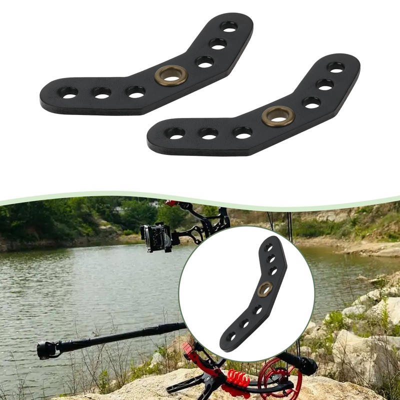 eMagTech 4-Piece Black Leather Bow Yoke with Metal Grommet Bow
