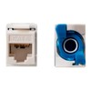 Monoprice Cat6 RJ45 Toolless Twist Lever 180-Degree Keystone