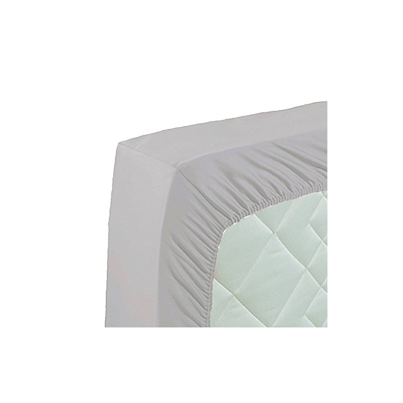 Curt Bauer fitted sheet satin silver-grey size 160x200 cm