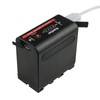 Kastar 4-Pack NP-F980EXP Battery and CH04 Dual Fast Charger Compatible