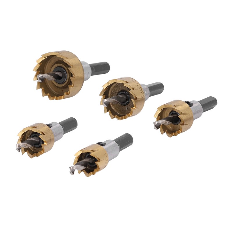 5pcs High Speed Steel Hole Drill Opener High Speed Steel