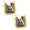 2 Pcs Mini Flag Banner Soccer "Pumas" 4"x6" Rearview Mirror