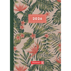 BRUNNEN Taschenkalender Mod. 731 2026 „Tropical“ | A6, Papier