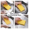 Bmeigo Washing Up Sponge 12PCS, Compostable Kitchen Sponge Nautural Cellulose