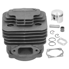 YWBL-WH Cylinder Piston Kit, Chainsaw Piston Cylinder Gasket Replacement Parts Kit for 52CC 44F‑5 Engine, Brush Cutting Machine Accessories 44mm